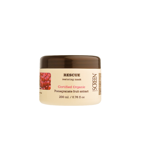 Screen Rescue Restoring Mask - Маска для Восстановления Волос с Экстрактом Граната, 200 мл.