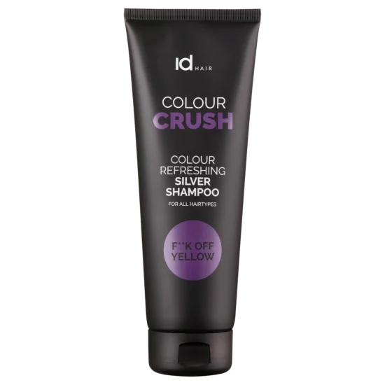 Colour Crush Silver Shampoo F**K Off Yellow – Фіолетовий шампунь для інтенсивної нейтралізації жовтизни