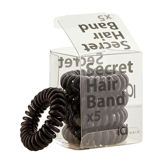 Secret Hair Band – Силіконові резинки для волосся коричневі