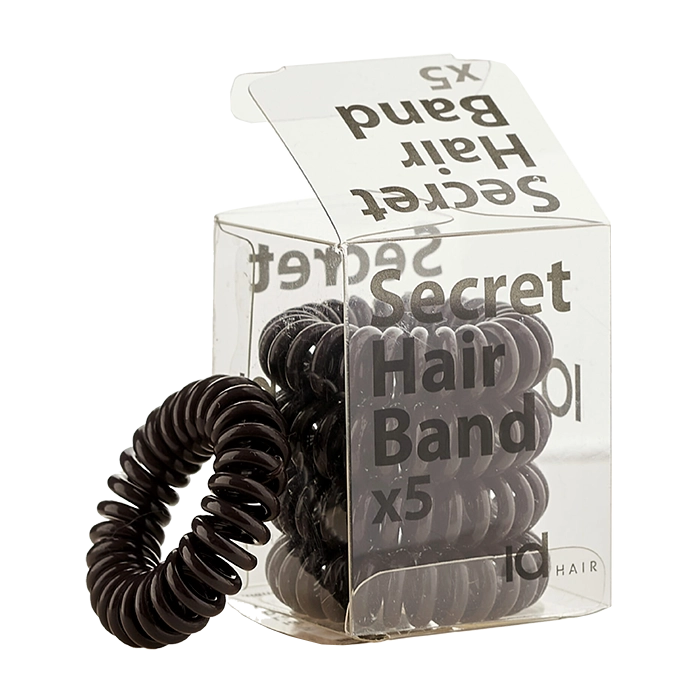 Secret Hair Band Glows – Силіконові резинки для волосся чорні